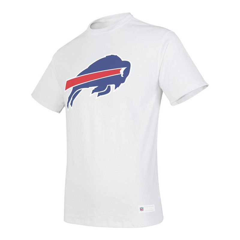 Playera Aficionado NFL Buffalo Bills Manga Corta Blanco Hombre