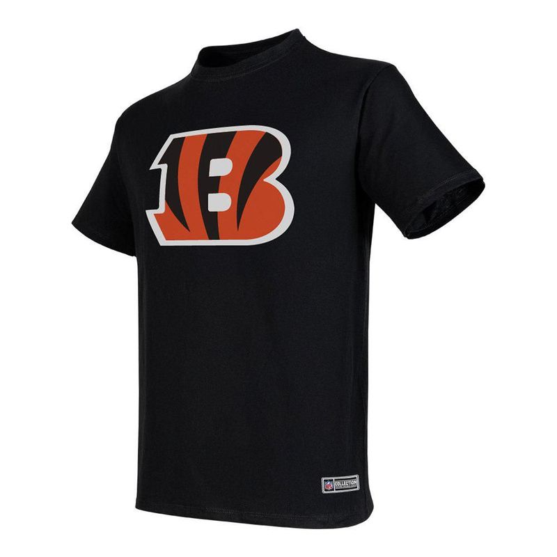Playera Aficionado NFL Cincinnati Bengals Manga Corta Negro Hombre