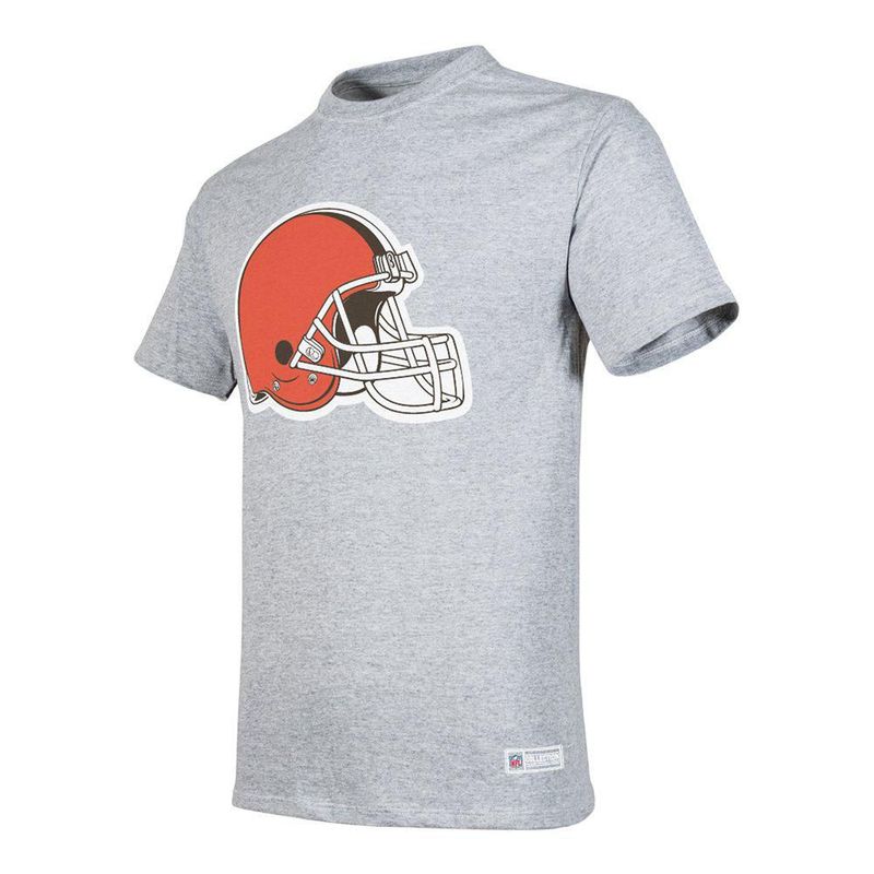 Playera Aficionado NFL Cleveland Browns Manga Corta Gris Hombre