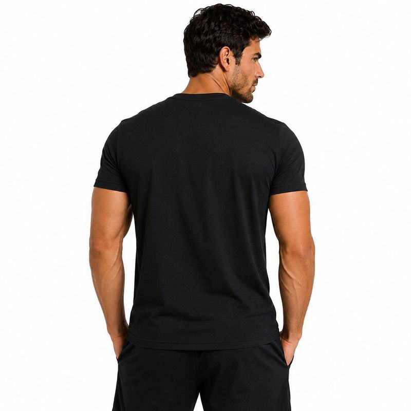 Playera Aficionado NFL Carolina Panthers Manga Corta Negro Hombre