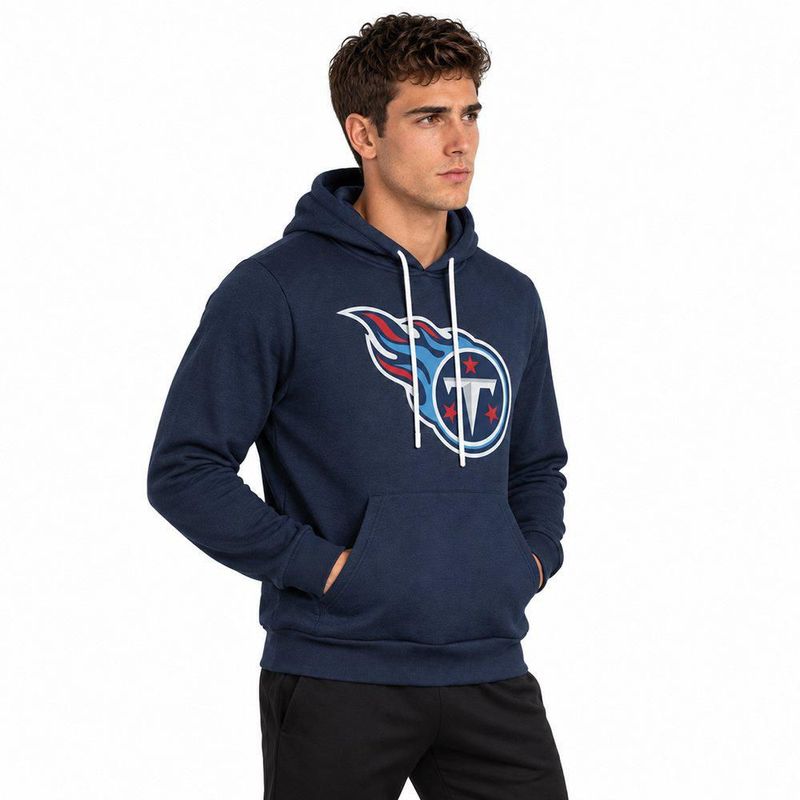 Sudadera Hoodie NFL Tennessee Titans Manga Larga Azul Marino Hombre
