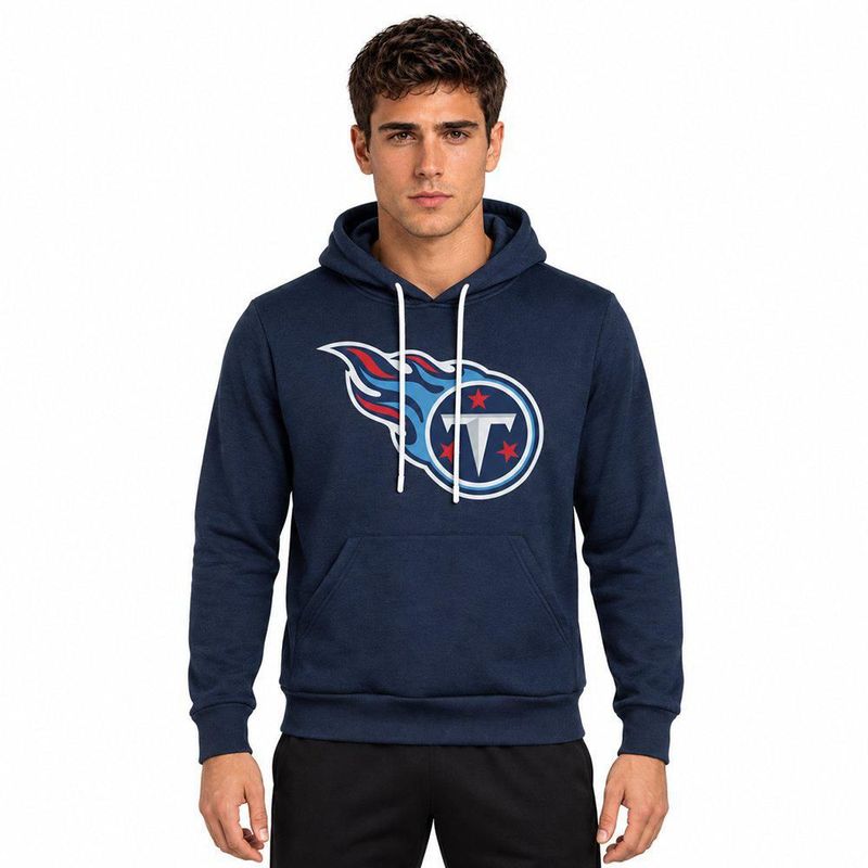 Sudadera Hoodie NFL Tennessee Titans Manga Larga Azul Marino Hombre