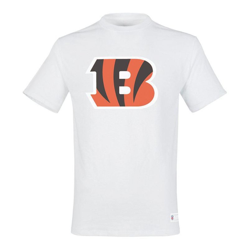 Playera Aficionado NFL Cincinnati Bengals Manga Corta Blanco Hombre
