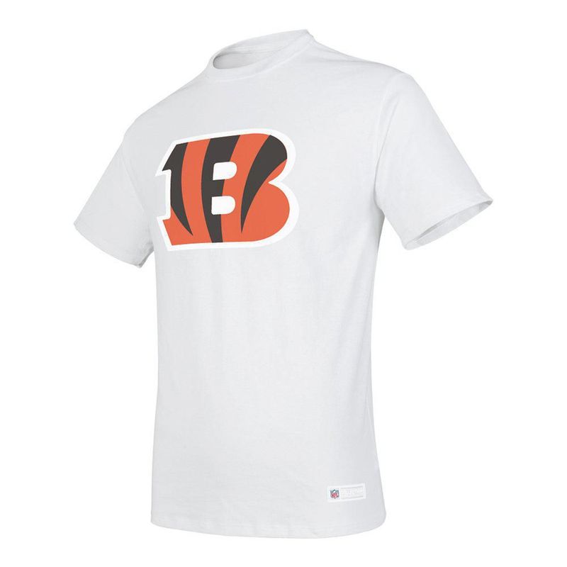 Playera Aficionado NFL Cincinnati Bengals Manga Corta Blanco Hombre