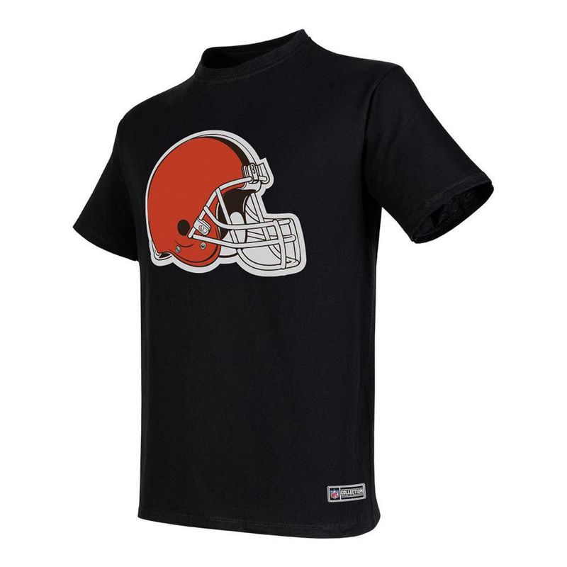 Playera Aficionado NFL Cleveland Browns Manga Corta Negro Hombre