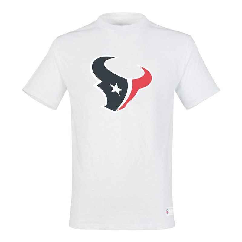 Playera Aficionado NFL Houston Texans Manga Corta Blanco Hombre