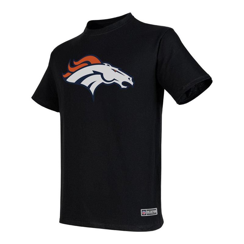 Playera Aficionado NFL Denver Broncos Manga Corta Negro Hombre