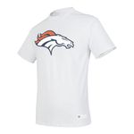 Playera Aficionado NFL Denver Broncos Manga Corta Blanco Hombre