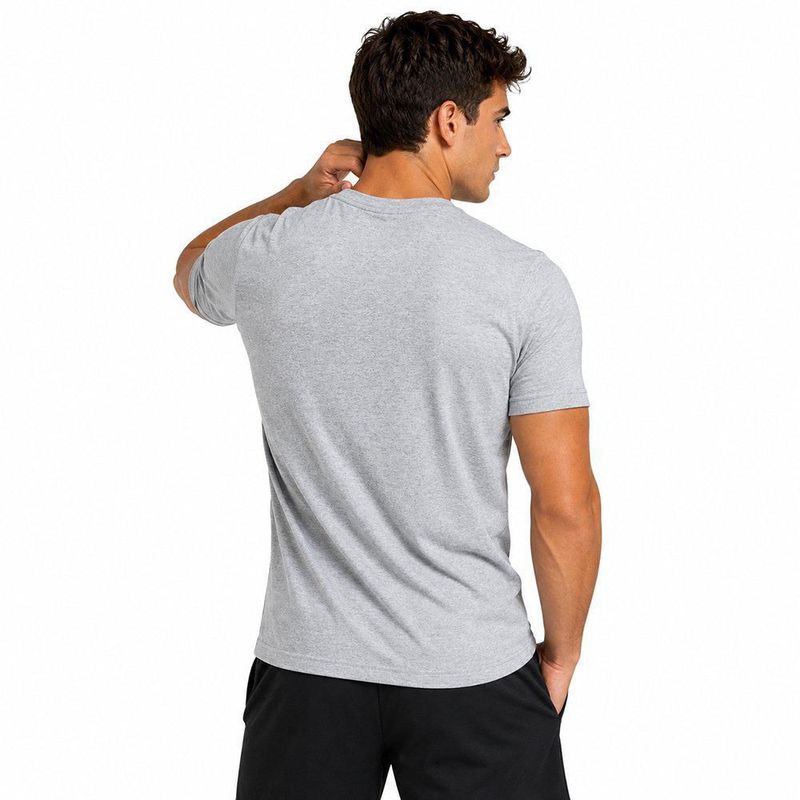 Playera Aficionado NFL Denver Broncos Manga Corta Gris Hombre