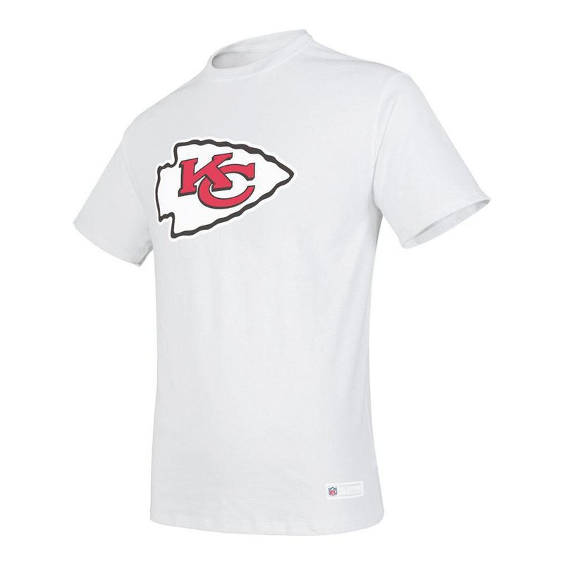 Playera Aficionado NFL Kansas City Chiefs Manga Corta Blanco Hombre