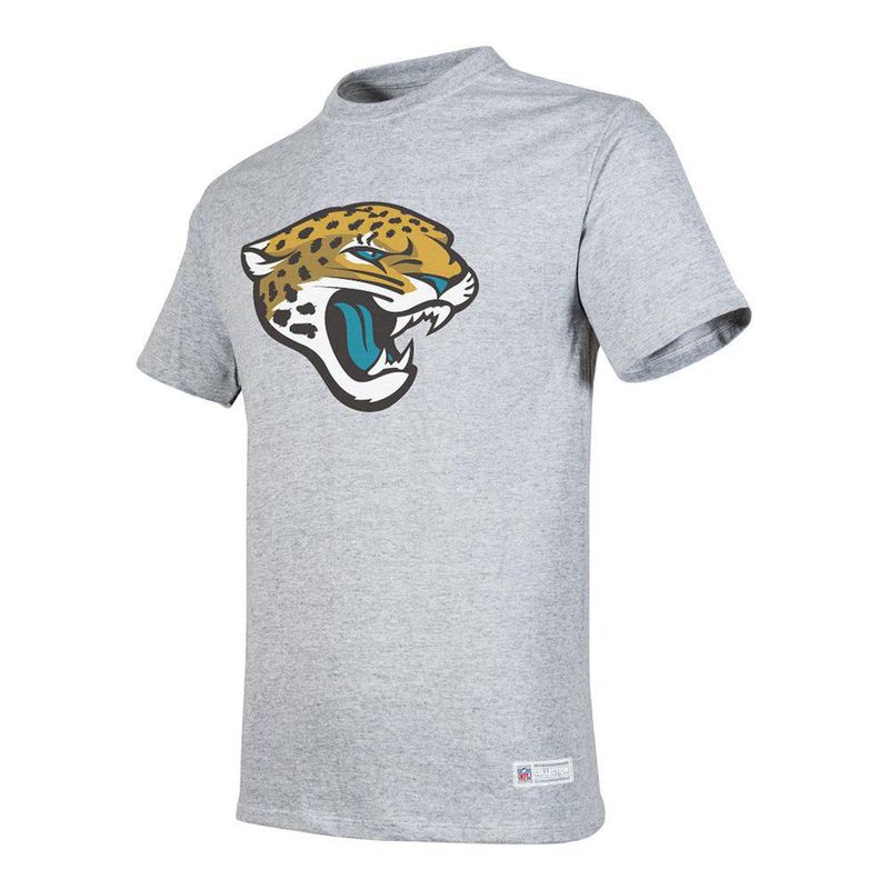 Playera Aficionado NFL Jacksonville Jaguars Manga Corta Gris Hombre