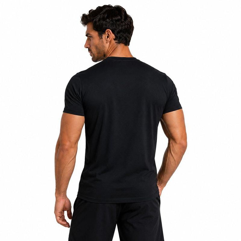 Playera Aficionado NFL Los Angeles Rams Manga Corta Negro Hombre