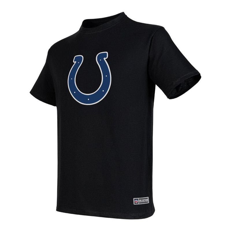 Playera Aficionado NFL Indianapolis Colts Manga Corta Negro Hombre