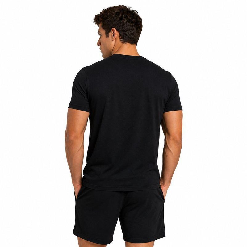 Playera Aficionado NFL New England Patriots Manga Corta Negro Hombre