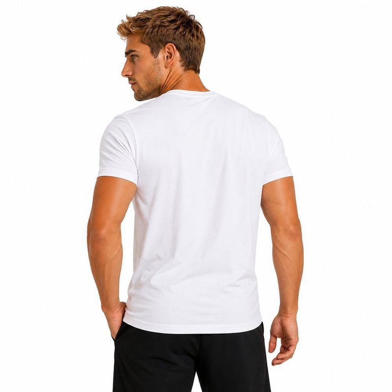 Playera Aficionado NFL New Orleans Saints Manga Corta Blanco Hombre
