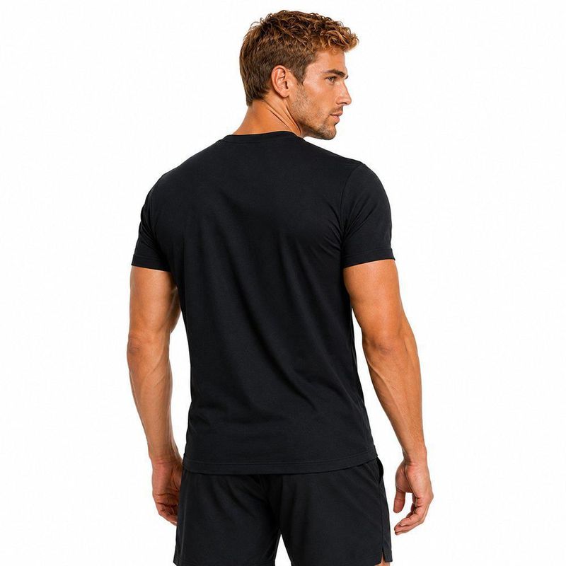 Playera Aficionado NFL New Orleans Saints Manga Corta Negro Hombre