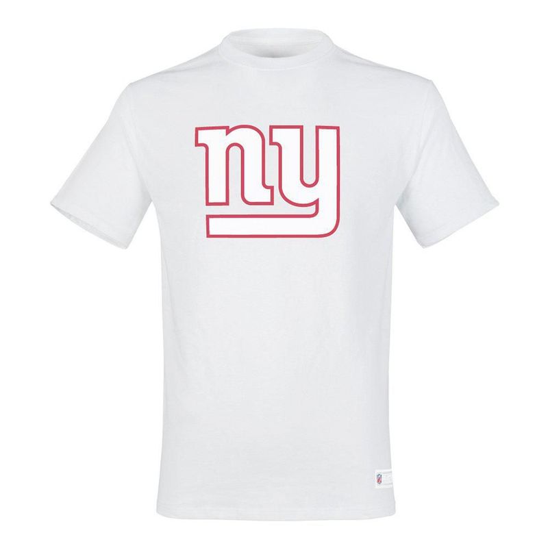 Playera Aficionado NFL New York Giants Manga Corta Blanco Hombre