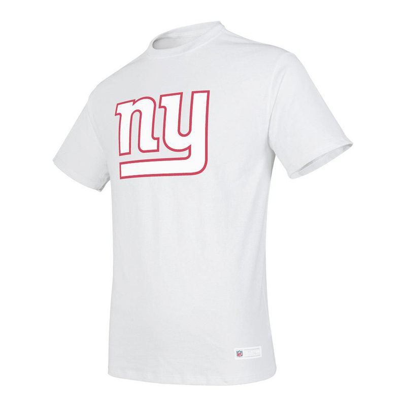 Playera Aficionado NFL New York Giants Manga Corta Blanco Hombre
