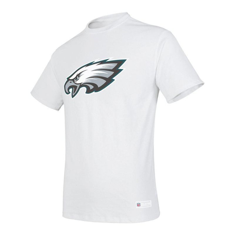 Playera Aficionado NFL Philadelphia Eagles Manga Corta Blanco Hombre