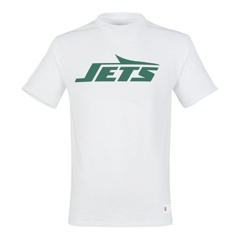 Playera Aficionado NFL New York Jets Manga Corta Blanco Hombre