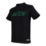 Playera Aficionado NFL New York Jets Manga Corta Negro Hombre