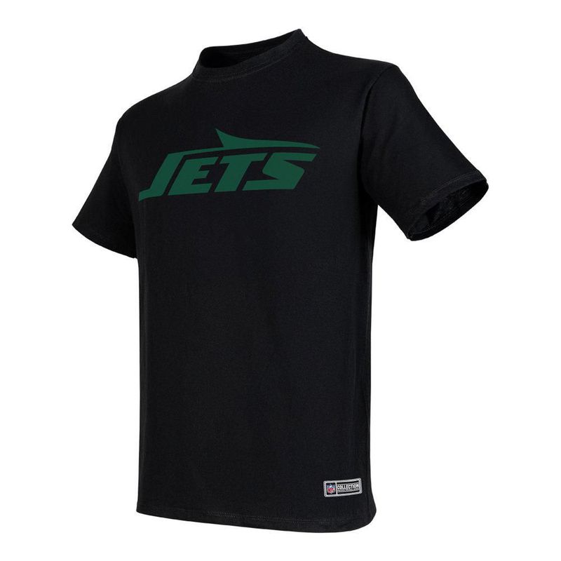 Playera Aficionado NFL New York Jets Manga Corta Negro Hombre