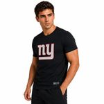 Playera Aficionado NFL New York Giants Manga Corta Negro Hombre