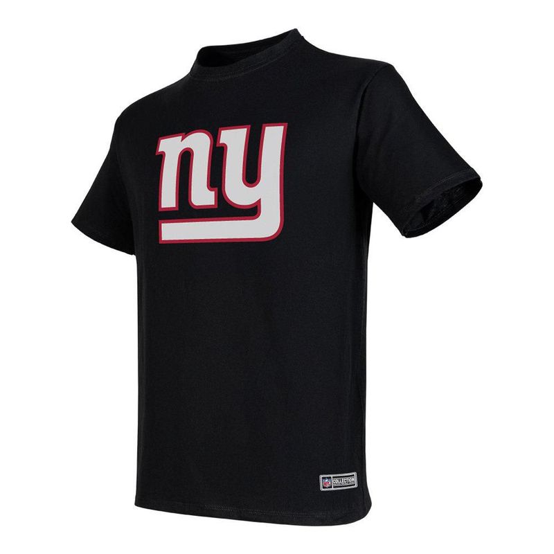 Playera Aficionado NFL New York Giants Manga Corta Negro Hombre