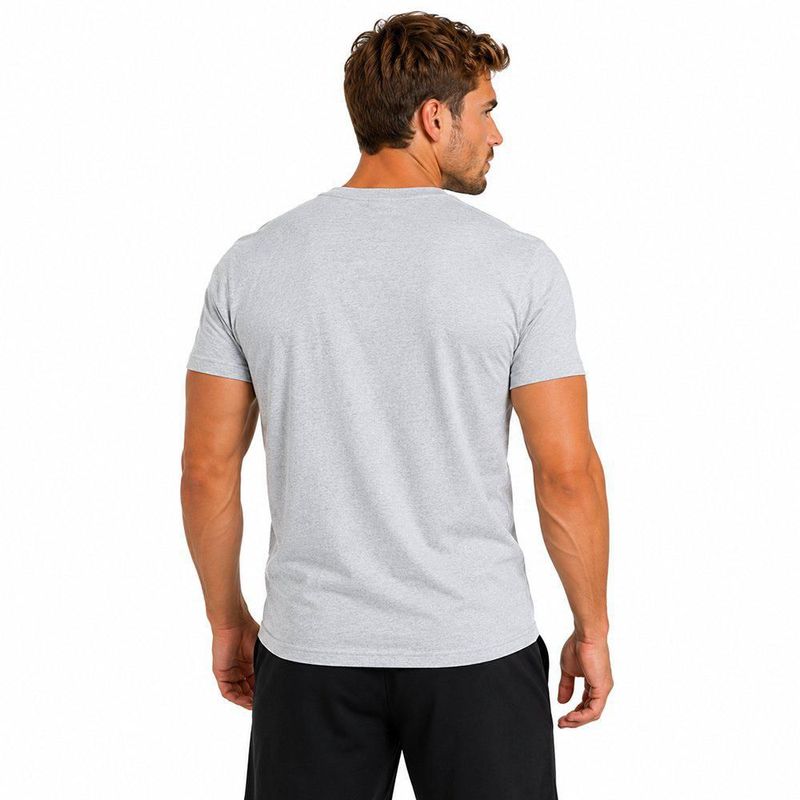 Playera Aficionado NFL Philadelphia Eagles Manga Corta Gris Hombre
