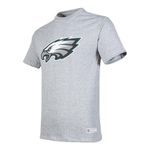 Playera Aficionado NFL Philadelphia Eagles Manga Corta Gris Hombre