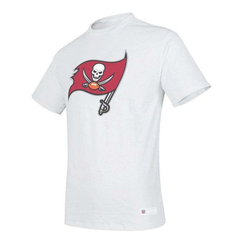 Playera Aficionado NFL Tampa Bay Buccaneers Manga Corta Blanco Hombre