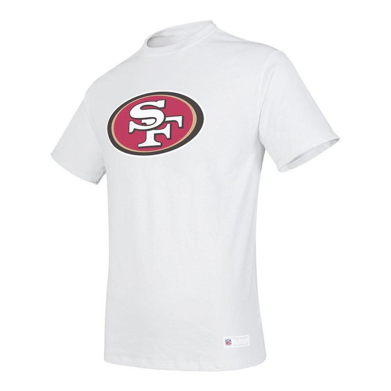 Playera Aficionado NFL San Francisco 49ers Manga Corta Blanco Hombre