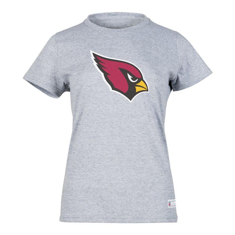 Playera Aficionado NFL Arizona Cardinals Manga Corta Gris Mujer
