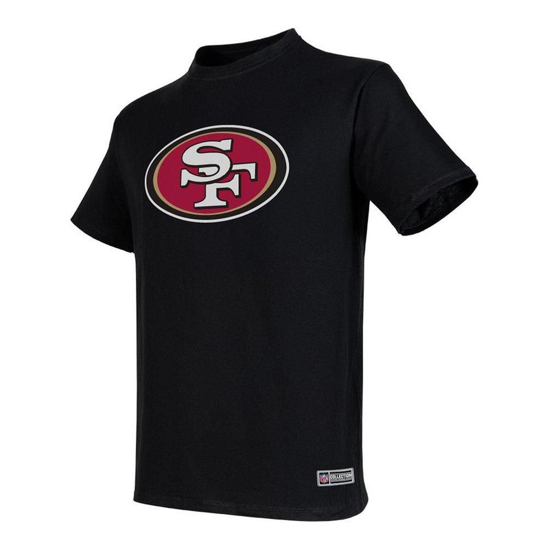 Playera Aficionado NFL San Francisco 49ers Manga Corta Negro Hombre