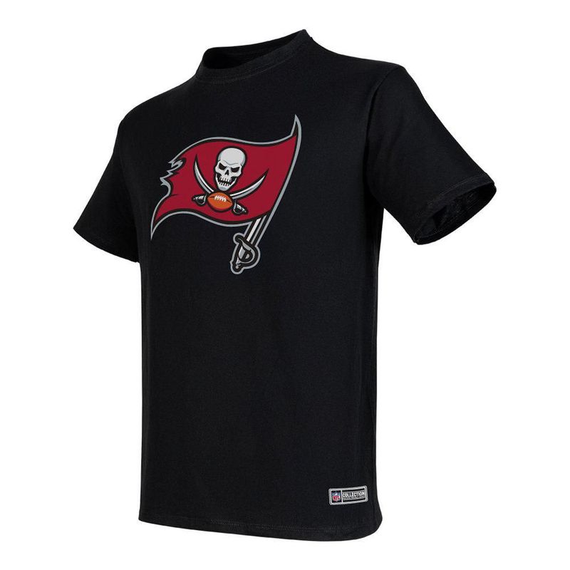 Playera Aficionado NFL Tampa Bay Buccaneers Manga Corta Negro Hombre