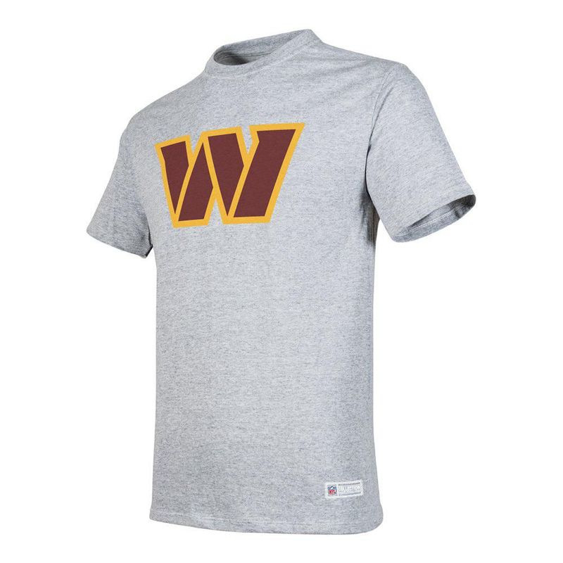Playera Aficionado NFL Washington Commanders Manga Corta Gris Hombre