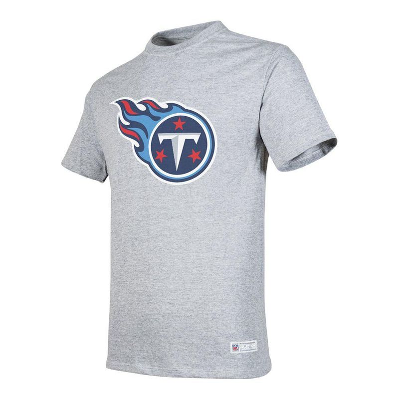Playera Aficionado NFL Tennessee Titans Manga Corta Gris Hombre