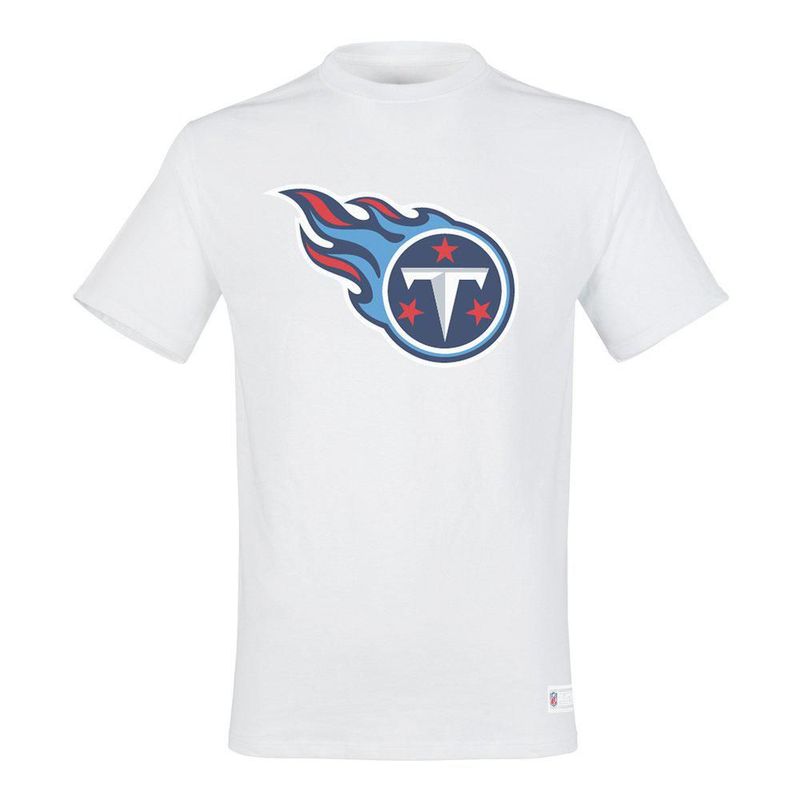 Playera Aficionado NFL Tennessee Titans Manga Corta Blanco Hombre