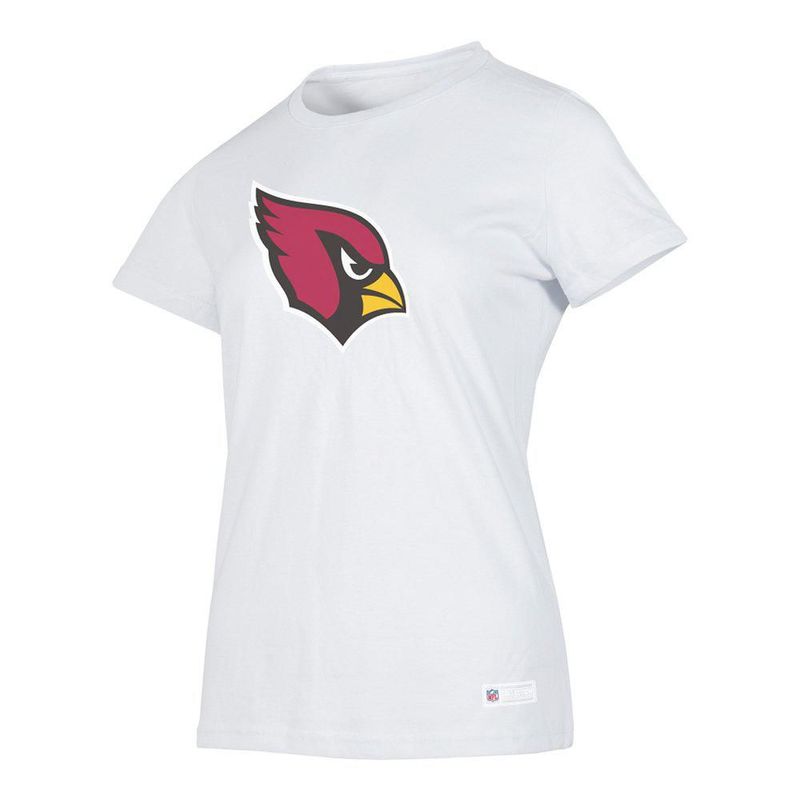 Playera Aficionado NFL Arizona Cardinals Manga Corta Blanco Mujer