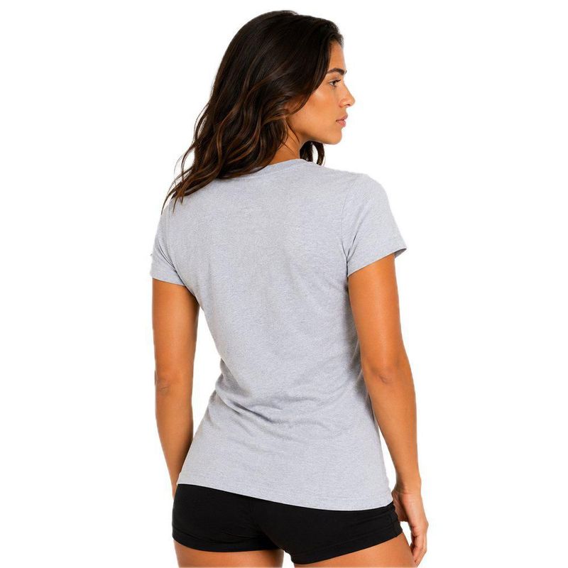 Playera Aficionado NFL Baltimore Ravens Manga Corta Gris Mujer