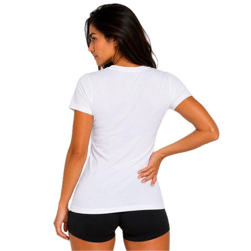 Playera Aficionado NFL Carolina Panthers Manga Corta Blanco Mujer