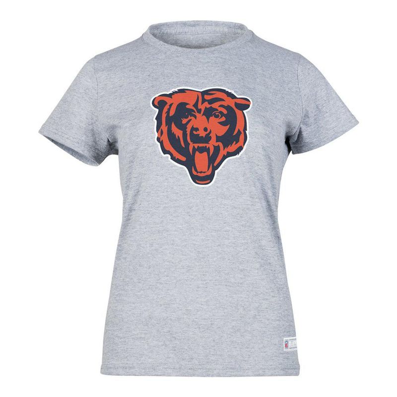 Playera Aficionado NFL Chicago Bears Manga Corta Gris Mujer
