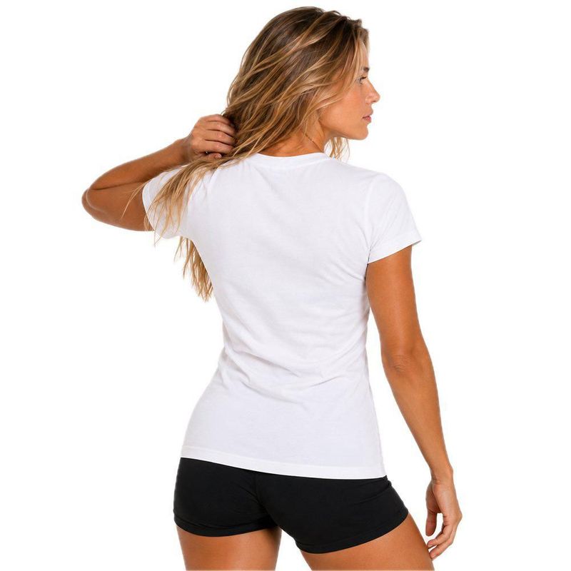 Playera Aficionado NFL Denver Broncos Manga Corta Blanco Mujer
