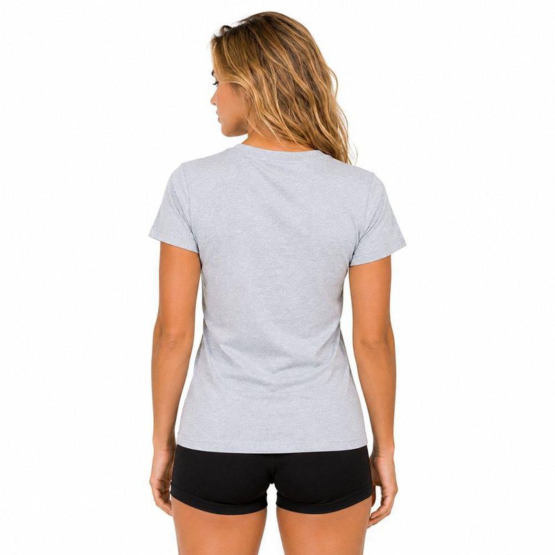 Playera Aficionado NFL Dallas Cowboys Manga Corta Gris Mujer