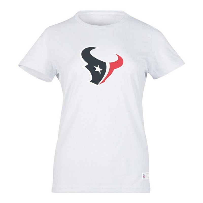 Playera Aficionado NFL Houston Texans Manga Corta Blanco Mujer