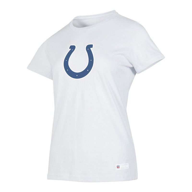 Playera Aficionado NFL Indianapolis Colts Manga Corta Blanco Mujer