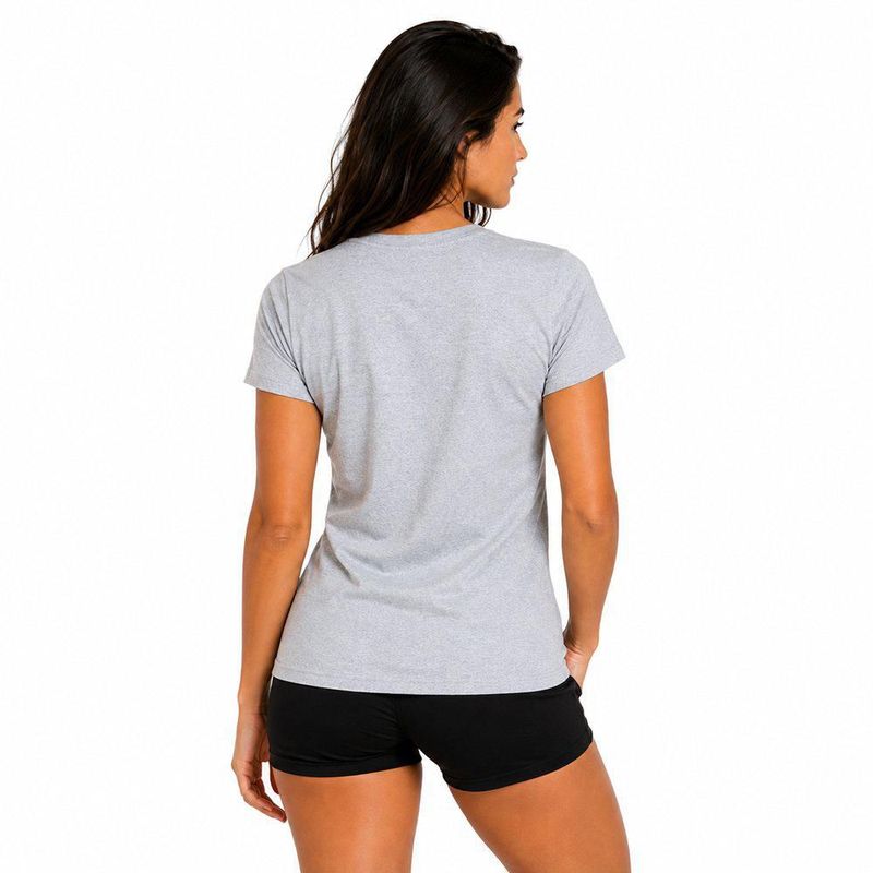 Playera Aficionado NFL Green Bay Packers Manga Corta Gris Mujer