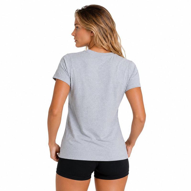 Playera Aficionado NFL Kansas City Chiefs Manga Corta Gris Mujer