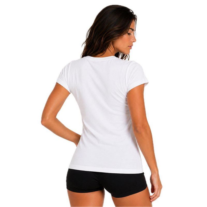 Playera Aficionado NFL Los Angeles Chargers Manga Corta Blanco Mujer