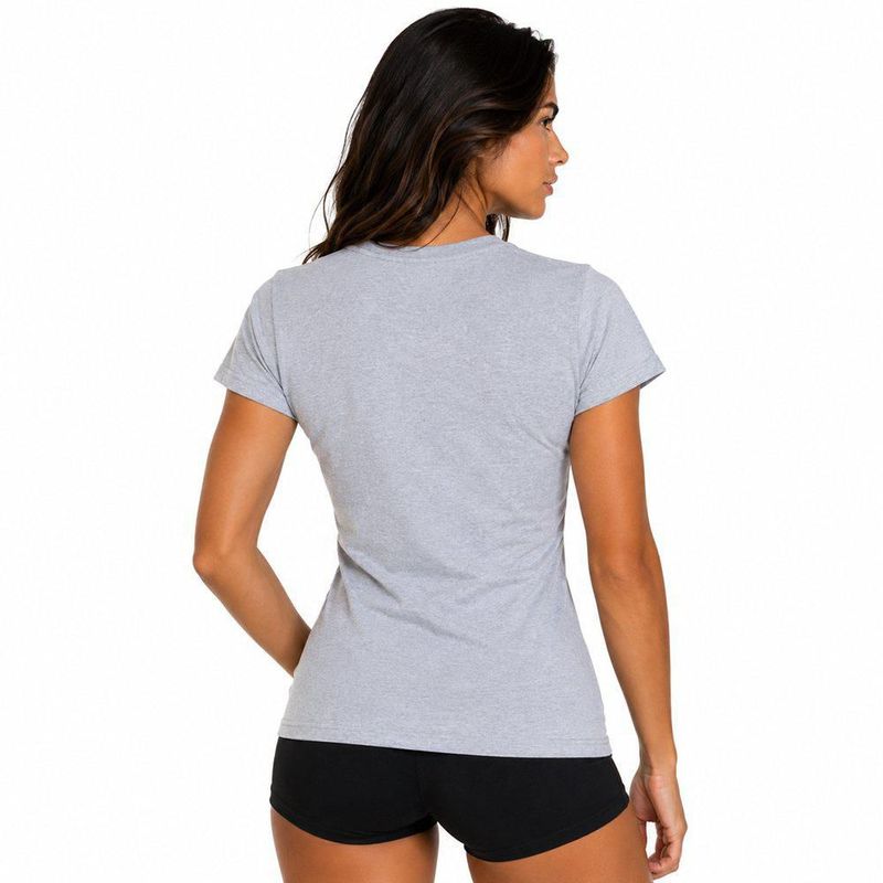 Playera Aficionado NFL Miami Dolphins Manga Corta Gris Mujer